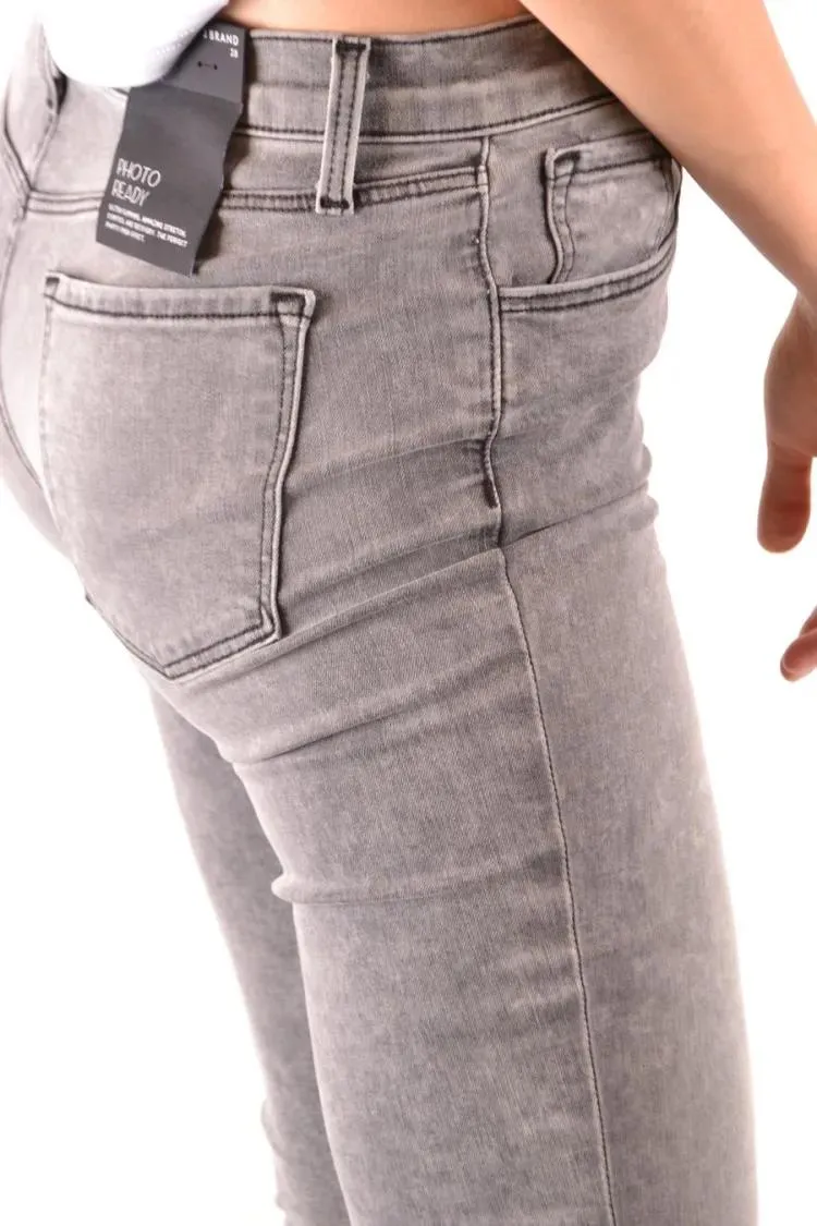 J Brand - Cropped Grey Jeans With Flared Leg - Größe 24 - grau – Bild 3