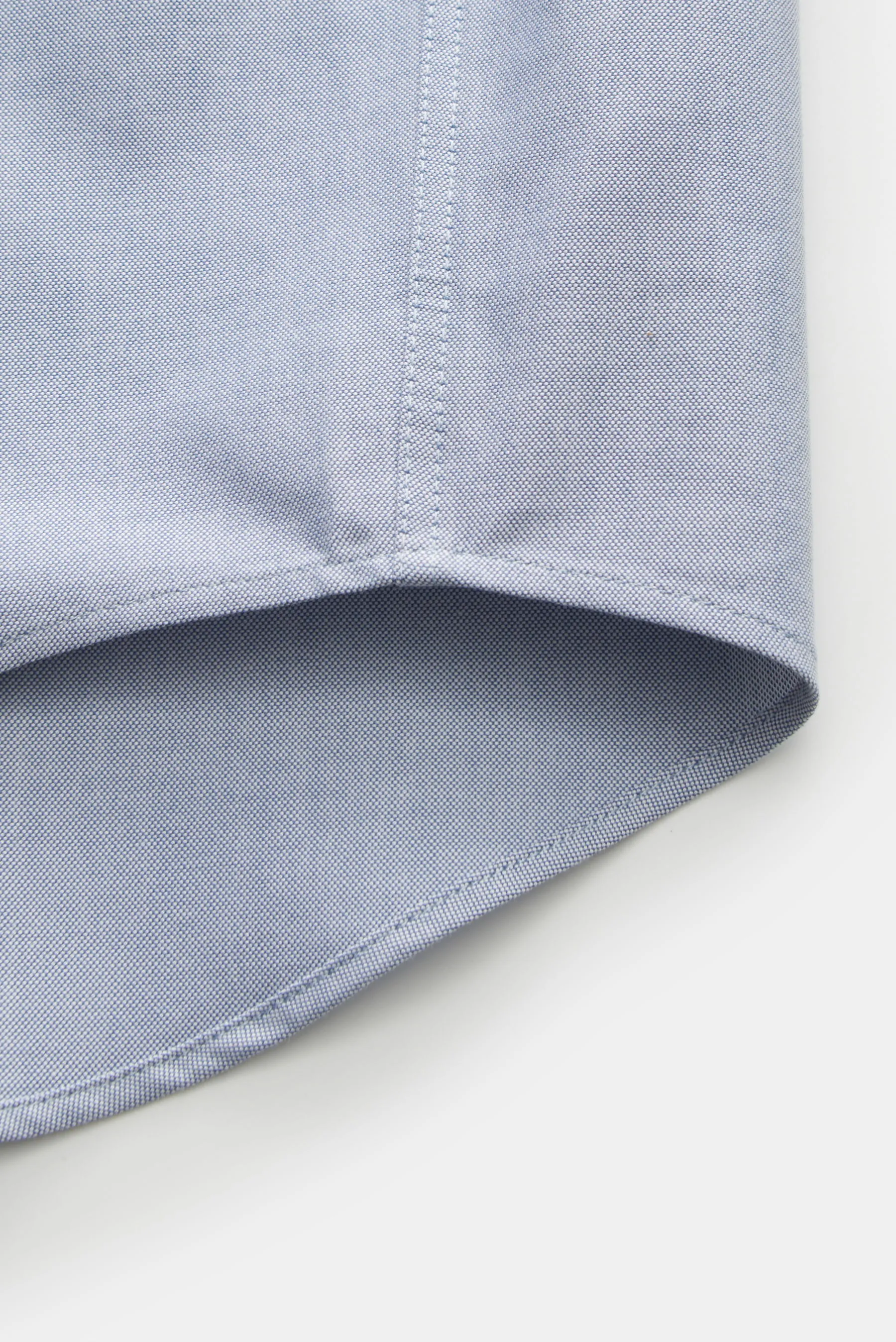 Ami Paris - Herren - Kurzarmhemd Button-Down-Kragen 'Loden' rauchblau – Bild 3