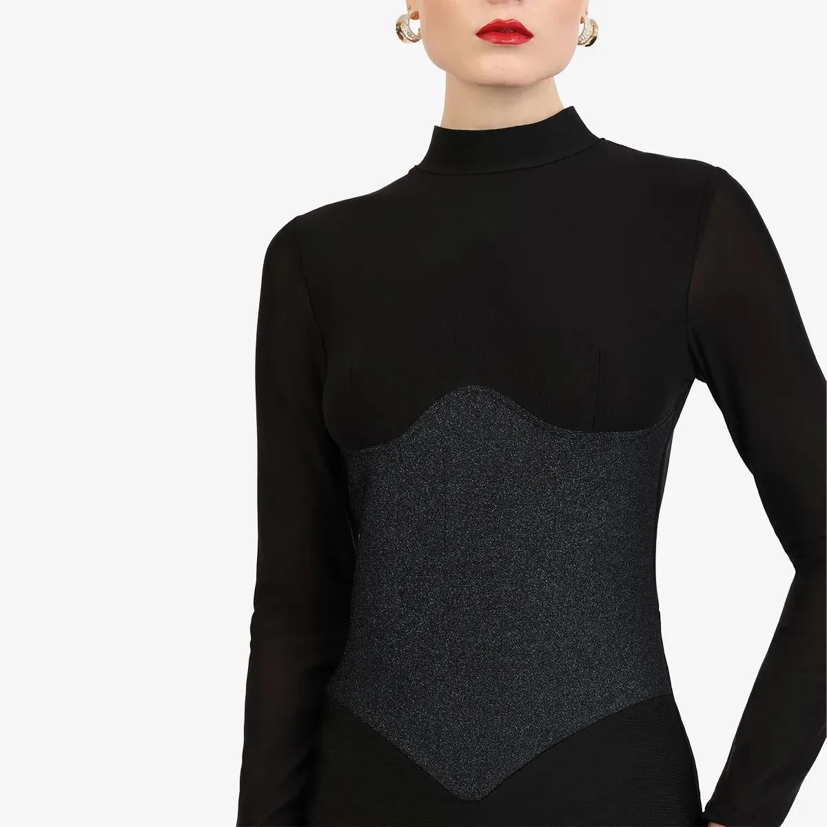 Kraimod - Bandagekleid - Größe 40 DAMEN - schwarz – Bild 3