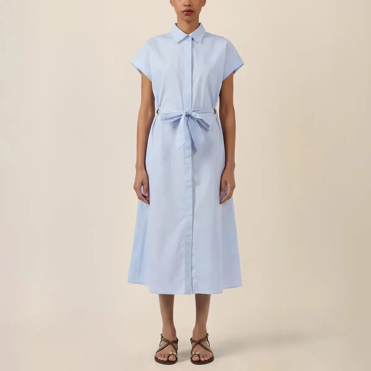 Apart - Midi Kleid - Größe 40 - blau – Bild 4