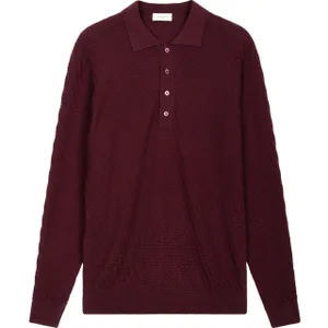 Paolo Pecora - Knit sweater with polo collar - Größe L - bunt Paolo Pecora - Knit sweater with polo collar - Größe L - bunt