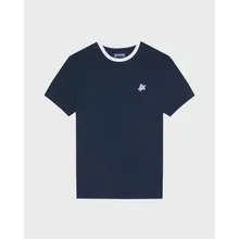 Vilebrequin - Bicolor T-shirt Aus Bio-baumwolle Für Herren - T-shirt - Tewis - Blau - Größe S Vilebrequin - Bicolor T-shirt Aus Bio-baumwolle Für Herren - T-shirt - Tewis - Blau - Größe S