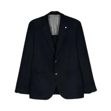 Luigi Bianchi - Navy Blue Wool Jacket - Größe 50 - blau Luigi Bianchi - Navy Blue Wool Jacket - Größe 50 - blau