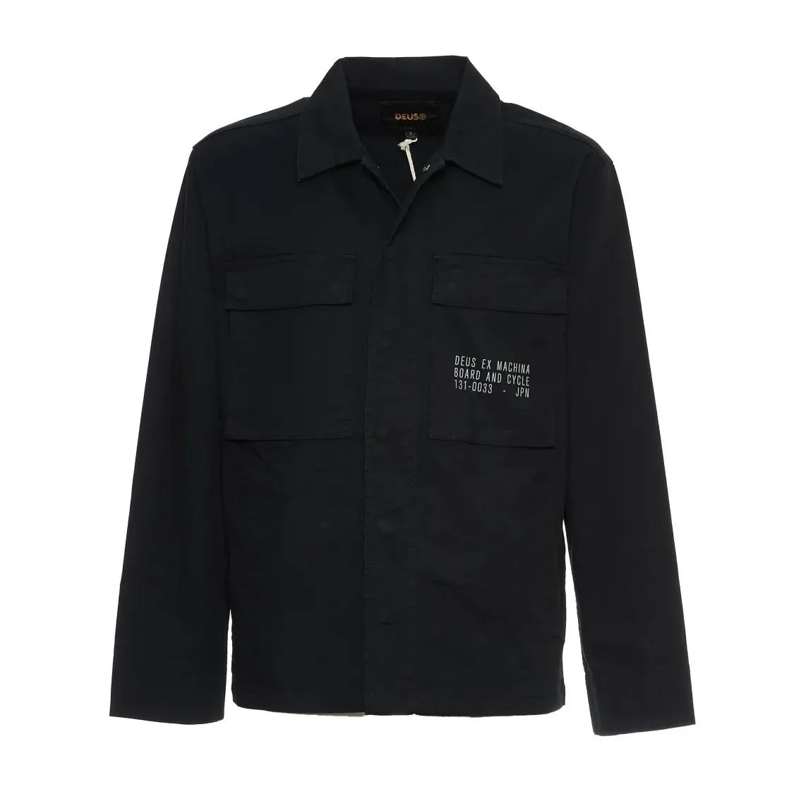 DEUS - Deus Poplin Surf Shirt With Classic Collar - Größe XS - schwarz DEUS - Deus Poplin Surf Shirt With Classic Collar - Größe XS - schwarz