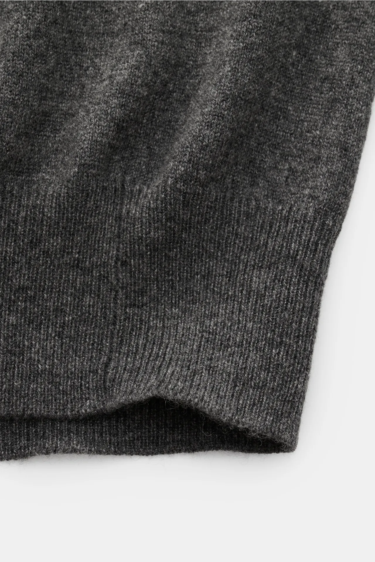 Bruno Manetti - Herren - Cashmere Cardigan dunkelgrau meliert – Bild 4