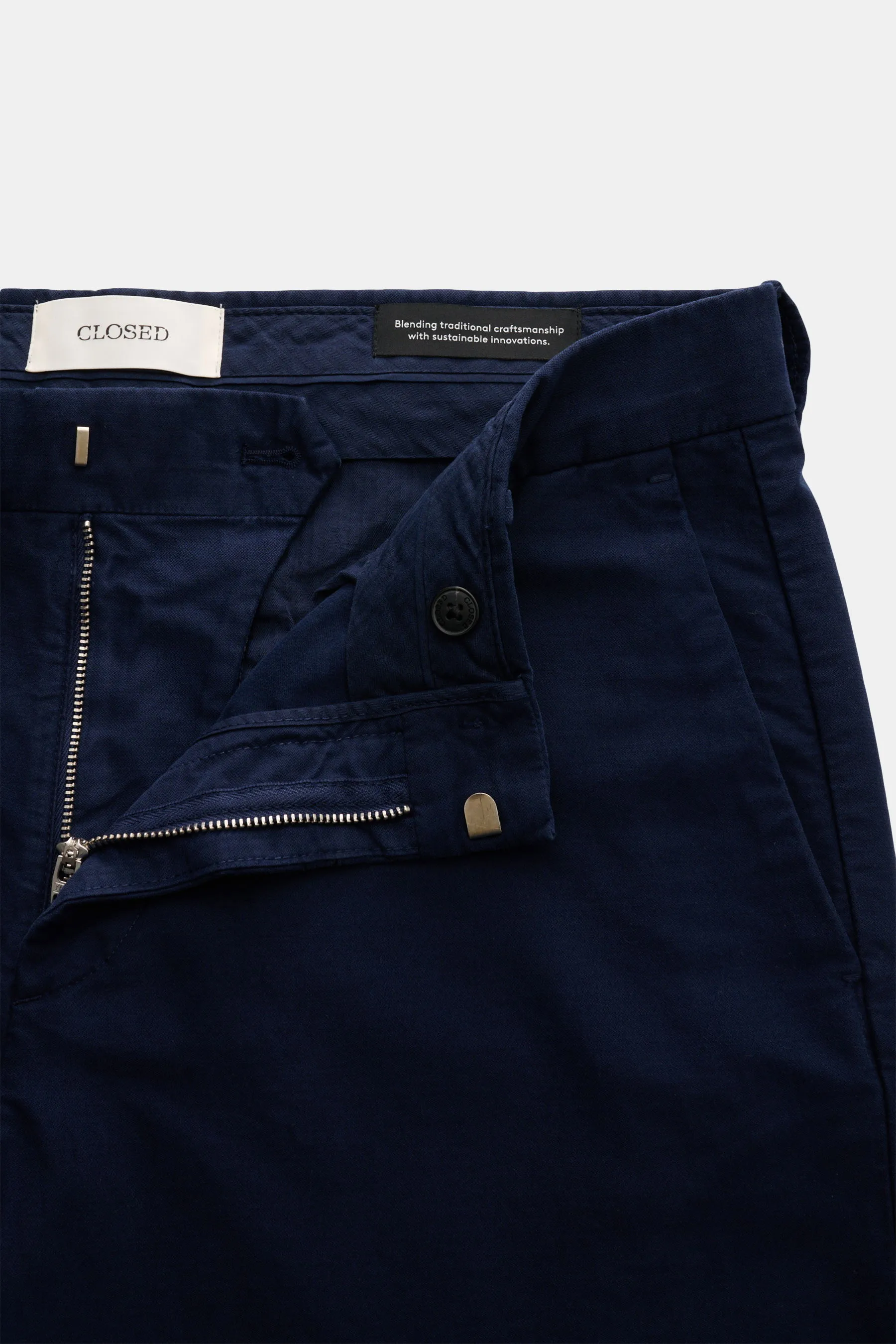 Closed - Herren - Baumwollhose 'Clifton' navy – Bild 4