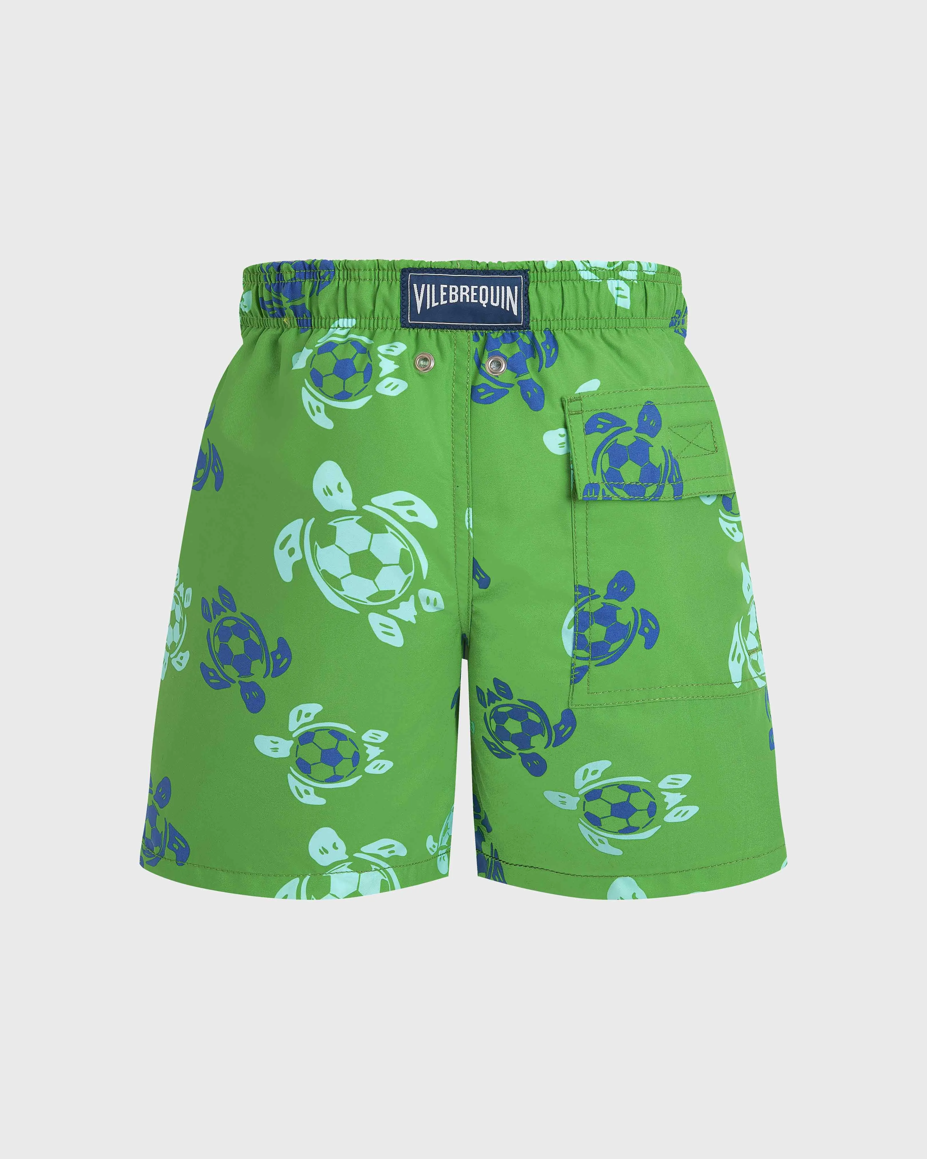 Vilebrequin - Soccer Turtles Badeshorts Für Jungen - Bademode - Jim - Grün - Größe 2 – Bild 2