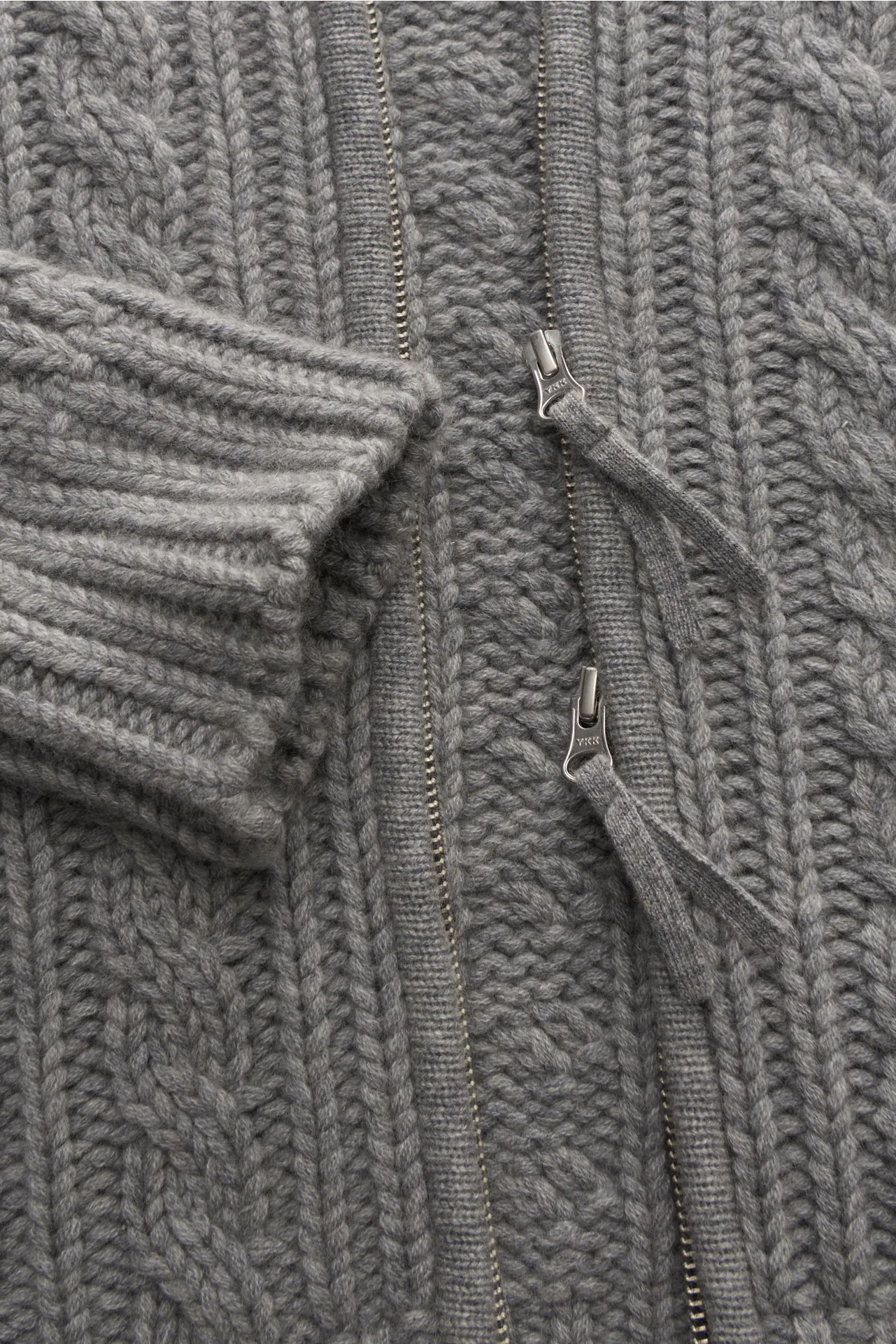 Stephan Boya - Herren - Cashmere Strickjacke 'Blake' grau – Bild 3