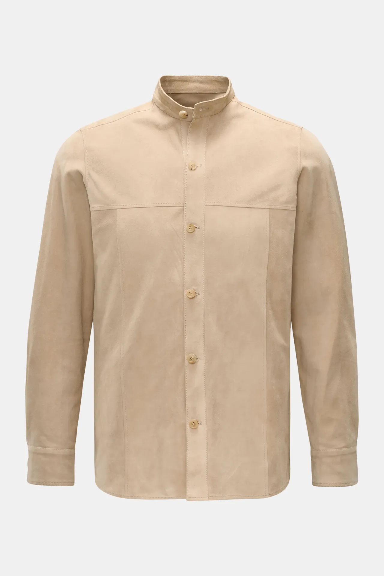 Rifugio - Herren - Veloursleder-Overshirt beige Rifugio - Herren - Veloursleder-Overshirt beige