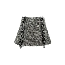 Durazzi Milano - Quilted Wool Mini Skirt - Größe 42 - beige Durazzi Milano - Quilted Wool Mini Skirt - Größe 42 - beige