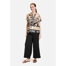 Longbluse mit Stehkragen