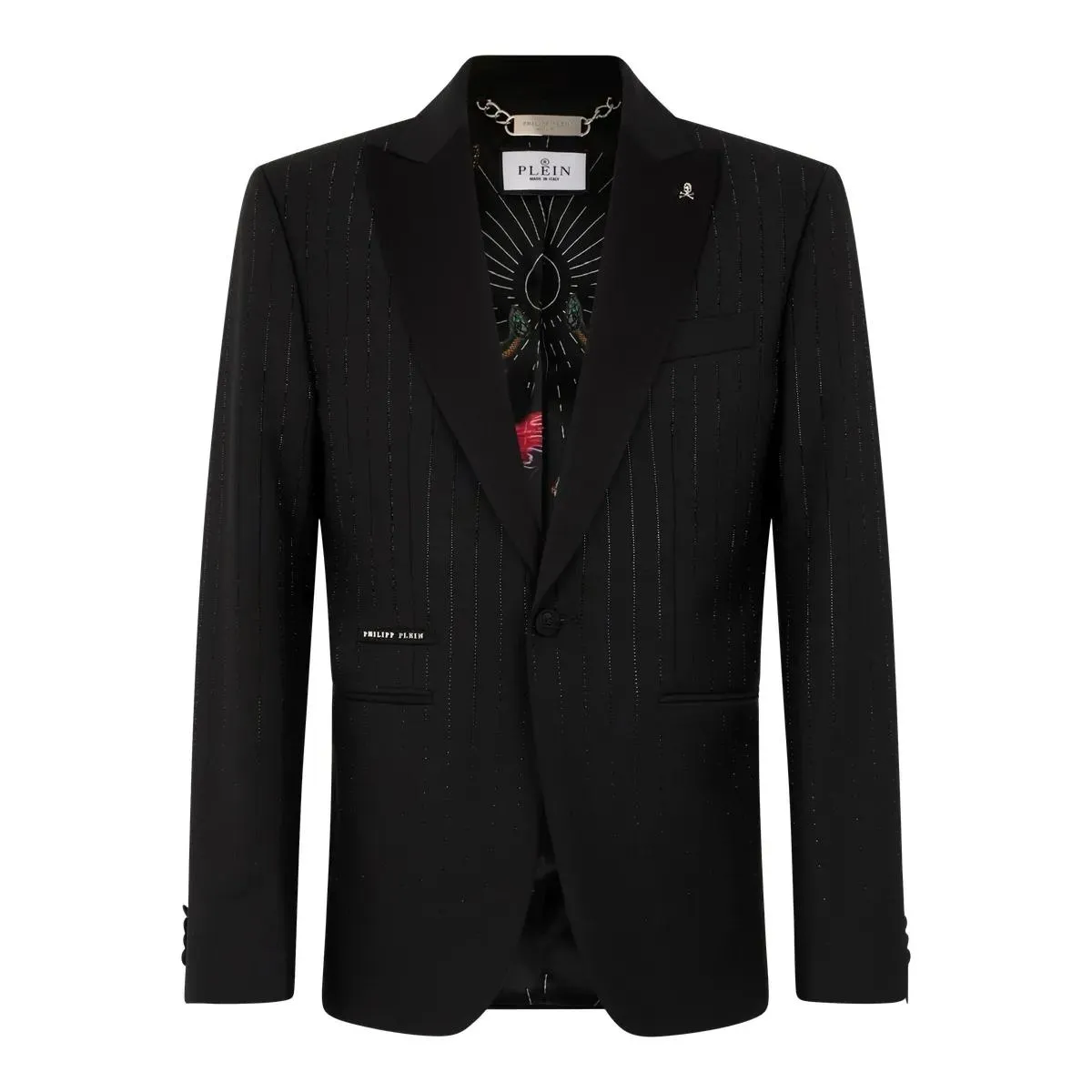 Philipp Plein - Blazer Lord Fit Degrade Stones - Größe 48 - schwarz Philipp Plein - Blazer Lord Fit Degrade Stones - Größe 48 - schwarz
