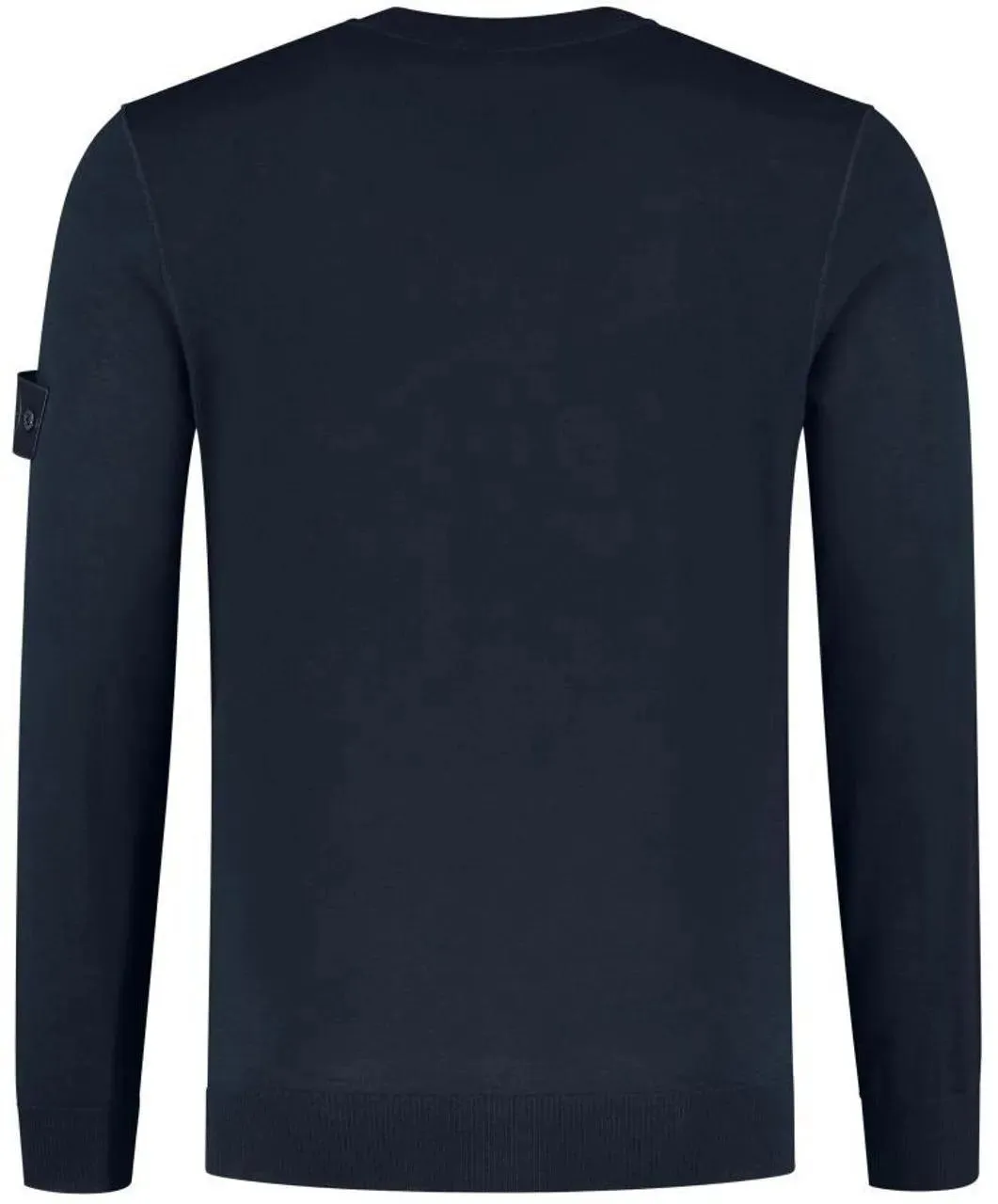 Stone Island - Heren Logo Patch Sweater Wool Blauw - Größe XL - blau – Bild 2