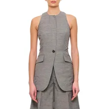 Durazzi Milano - Gilet Tailleur - Größe 42 - grau Durazzi Milano - Gilet Tailleur - Größe 42 - grau