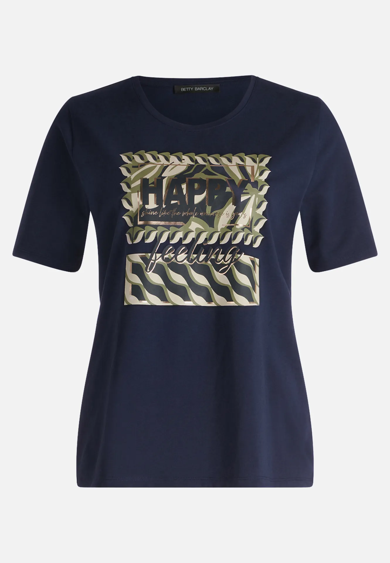 Basic Shirt mit Placement – Bild 3