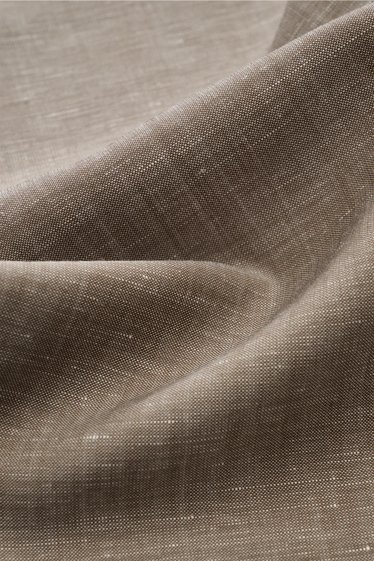 Gherardi - Herren - Casual Hemd Haifisch-Kragen braun meliert – Bild 5