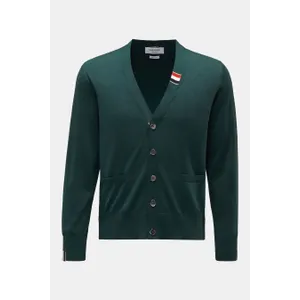 Thom Browne - Herren - Merino Feinstrick-Cardigan dunkelgrün Thom Browne - Herren - Merino Feinstrick-Cardigan dunkelgrün