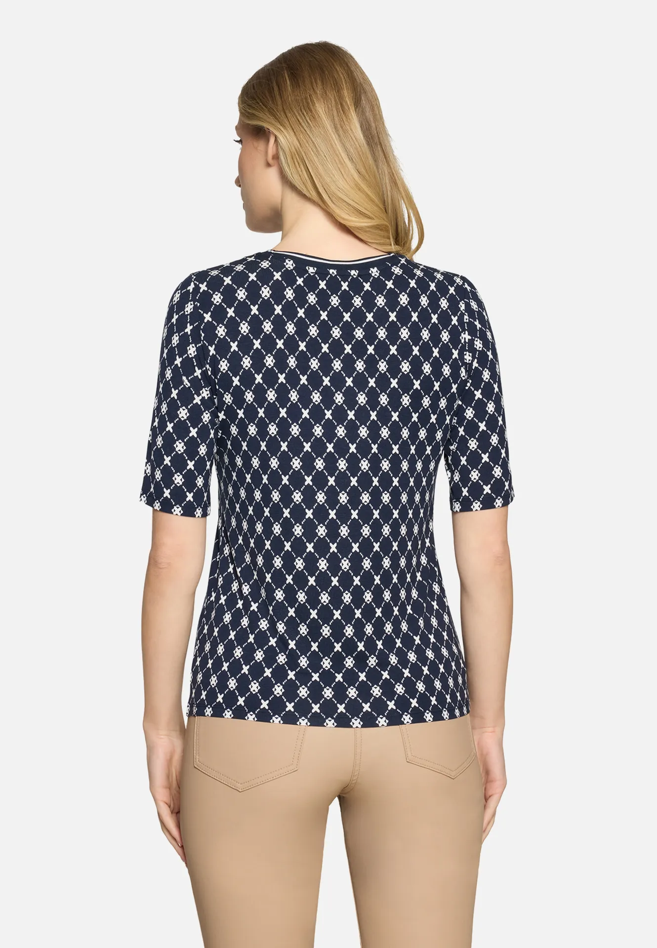 Basic Shirt mit Rippbündchen Basic Shirt mit Rippbündchen