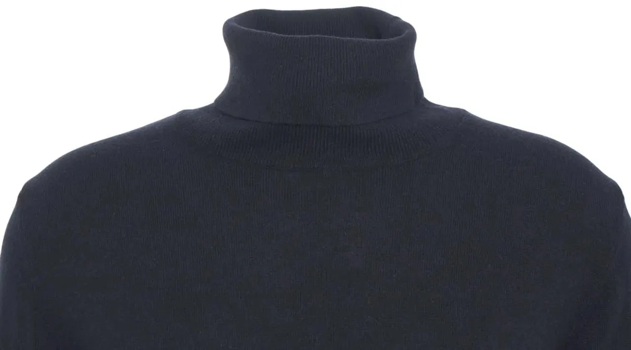 Dondup - Wool blend turtleneck sweater - Größe 54 - blau – Bild 3