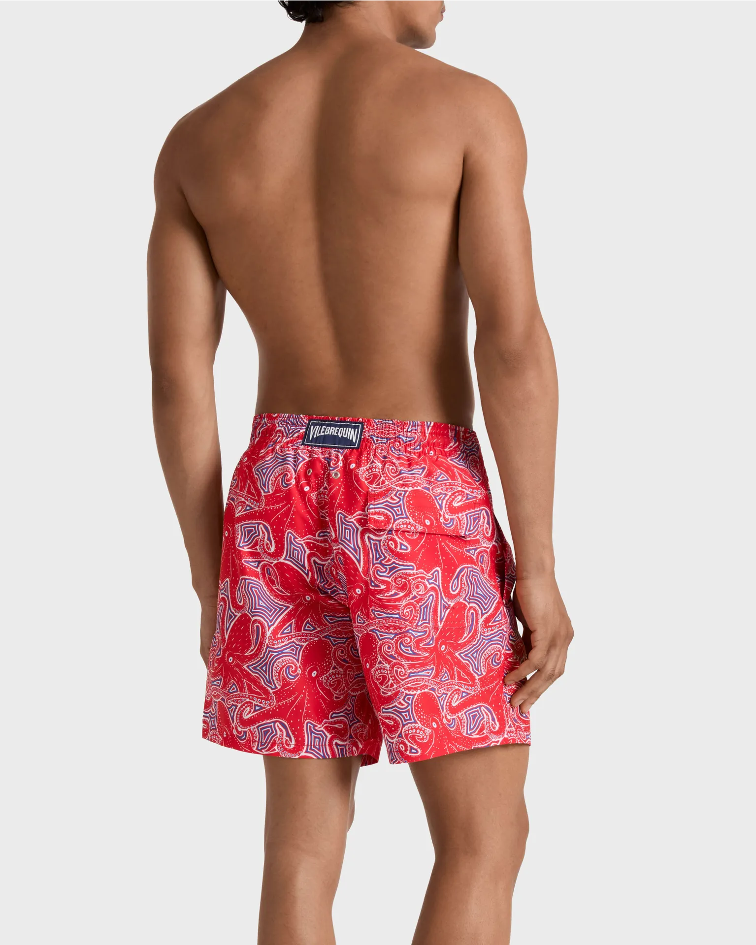 Vilebrequin - Hypnoctopus Badeshorts Für Herren - Bademode - Moorea - Rot - Größe 4XL – Bild 4