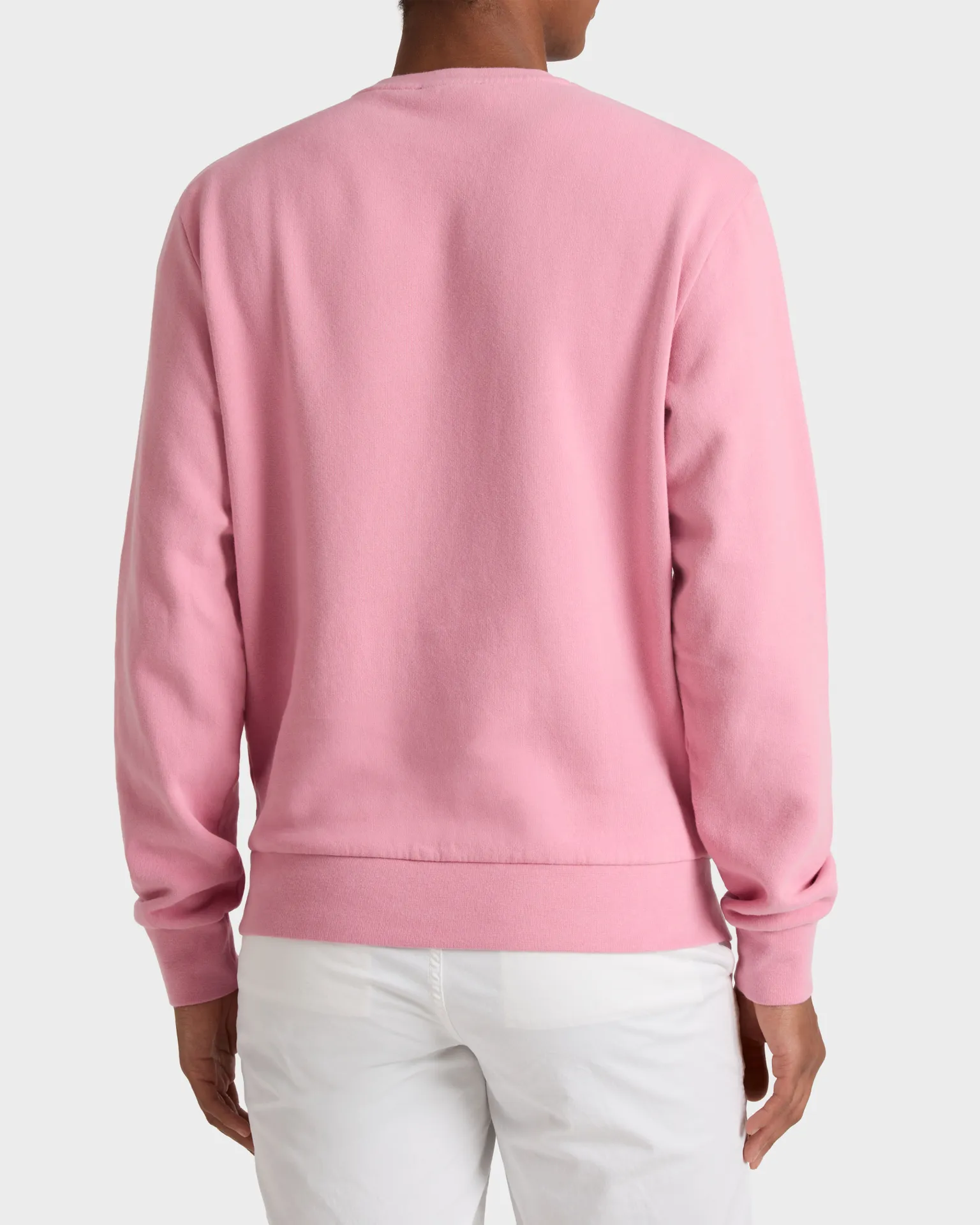Vilebrequin - Baumwoll-sweatshirt Mit Rundhalsausschnitt Und Aufgestickter, Großer Schildkröte Für Herren - Sweatshirt - Jorasse - Rosa - Größe XL – Bild 4