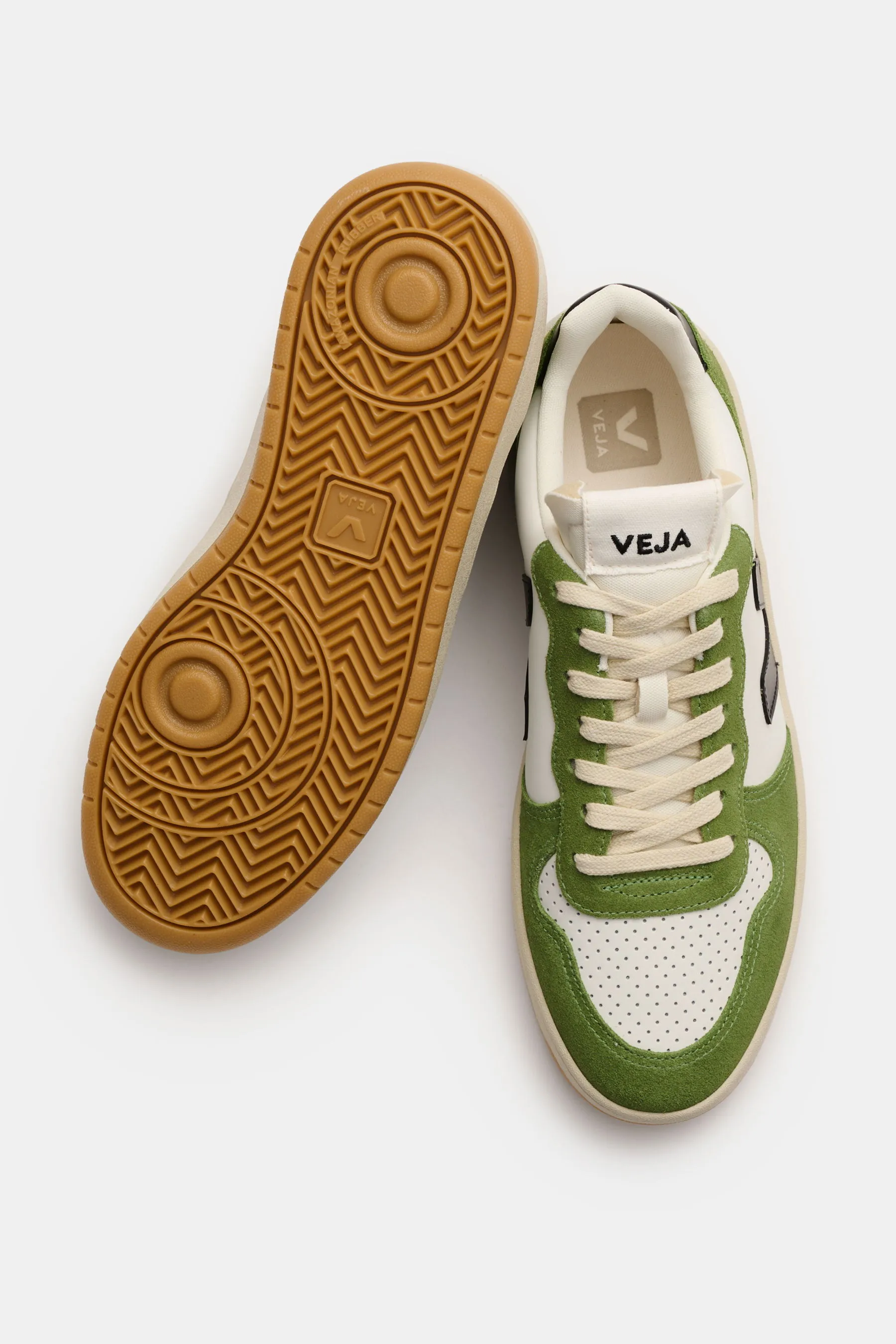 Veja - Herren - Sneaker 'V-10' grün/weiß/schwarz – Bild 2