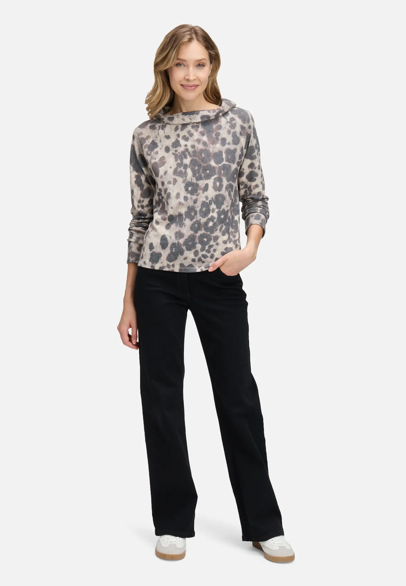 Sweatshirt mit Kragen – Bild 2