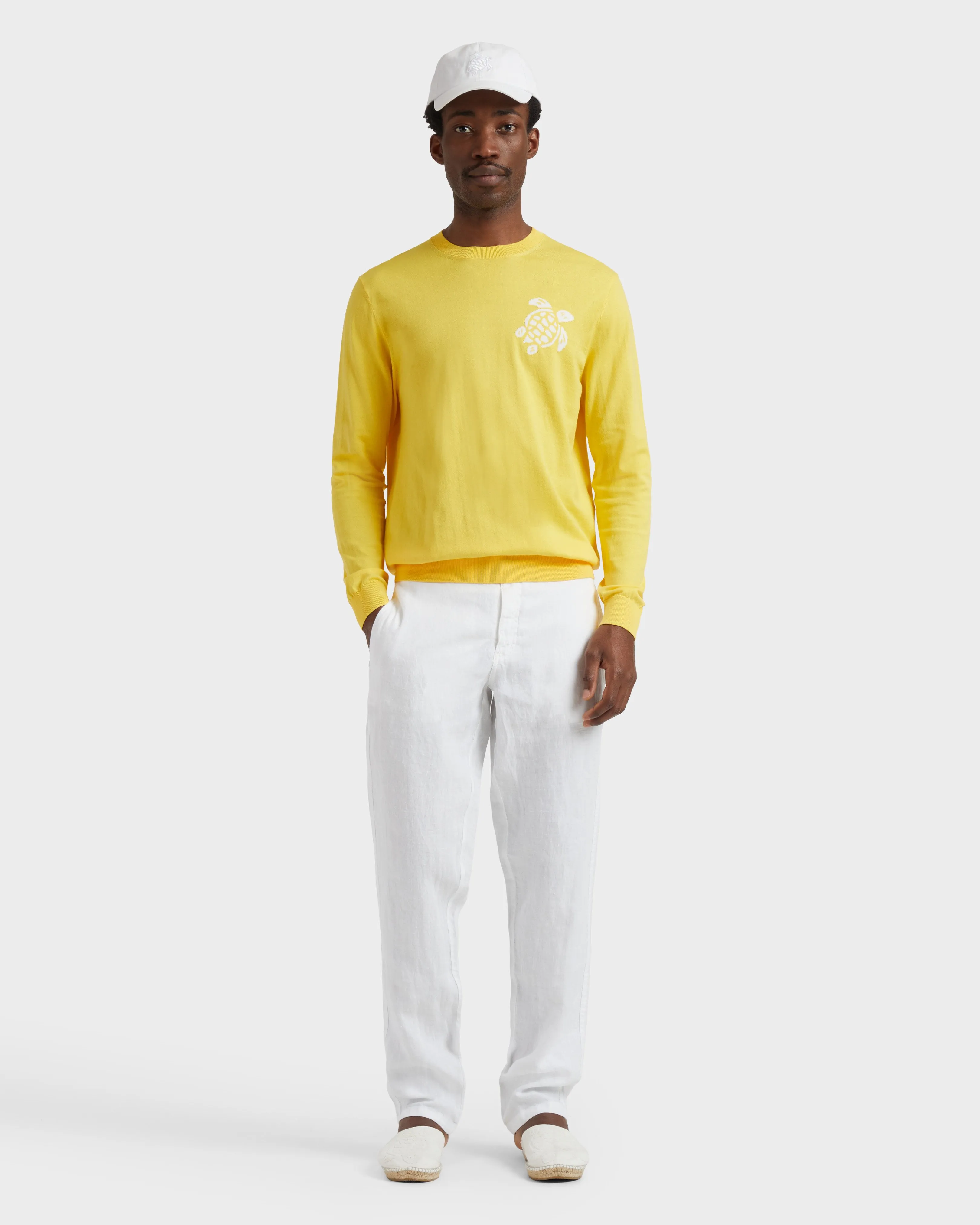 Vilebrequin - Turtle Pullover Aus Baumwolle Für Herren - Pullover - Rayol - Gelb - Größe XL – Bild 5