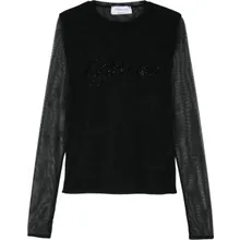Blumarine - t-shirt tulle w logo divers - Größe S - bunt Blumarine - t-shirt tulle w logo divers - Größe S - bunt