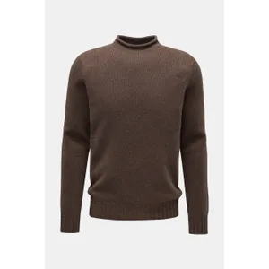 04651/ A trip in a bag - Herren - Pullover %27Blended Mock%27 braun 04651/ A trip in a bag - Herren - Pullover %27Blended Mock%27 braun