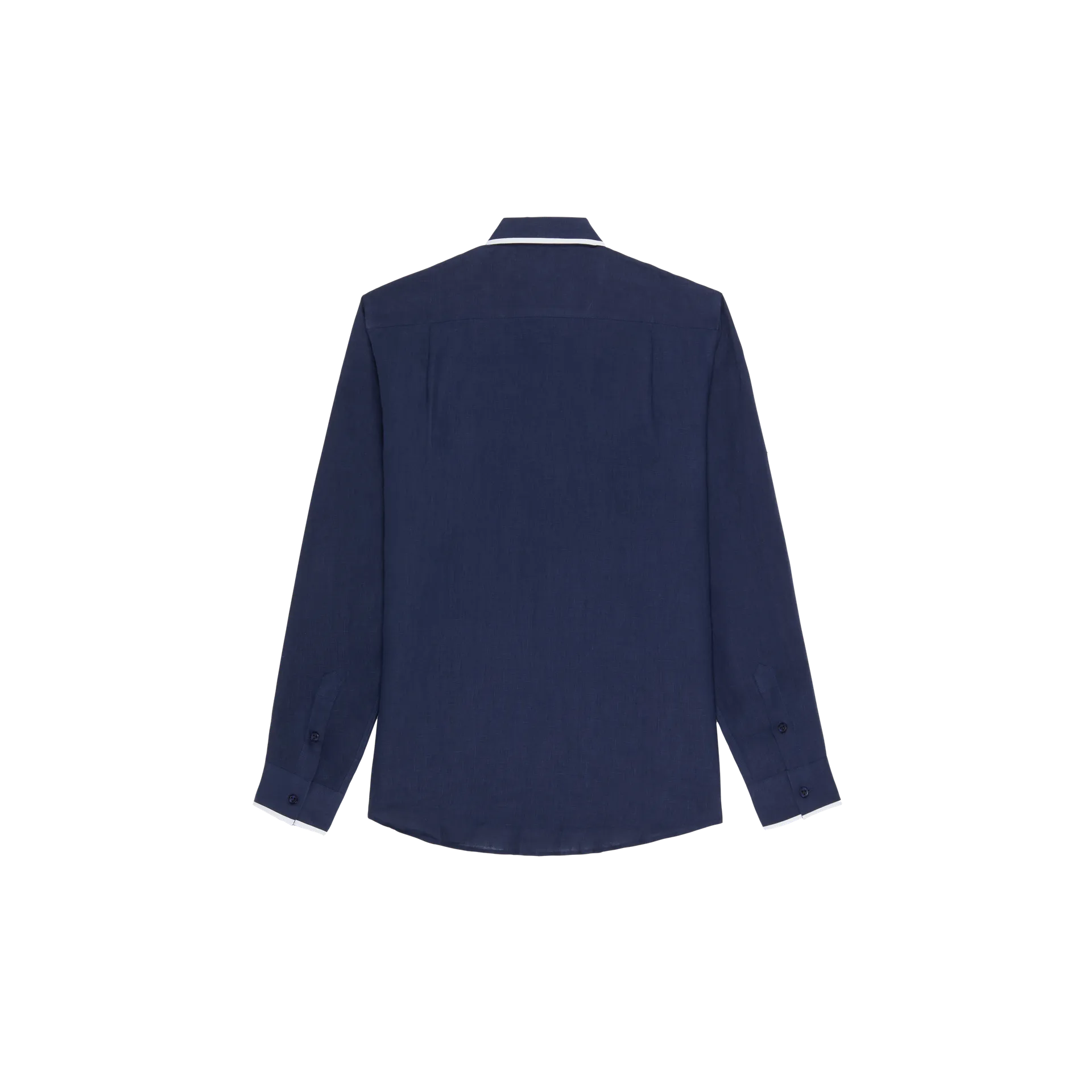 Vilebrequin Vbq Line Leinenhemd Für Herren - Cerfs - Blau - Größe XL – Bild 2