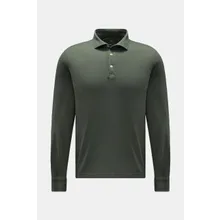 Fedeli - Herren - Jersey Longsleeve-Poloshirt %27Zero%27 graugrün Fedeli - Herren - Jersey Longsleeve-Poloshirt %27Zero%27 graugrün