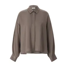 Peserico - Weite Hemdbluse - Größe 38 - grün Peserico - Weite Hemdbluse - Größe 38 - grün