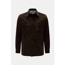 Rifugio - Herren - Velourslederjacke dunkelbraun Rifugio - Herren - Velourslederjacke dunkelbraun