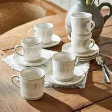 Tasse mit Untertasse 6er Set Périers Tasse mit Untertasse 6er Set Périers
