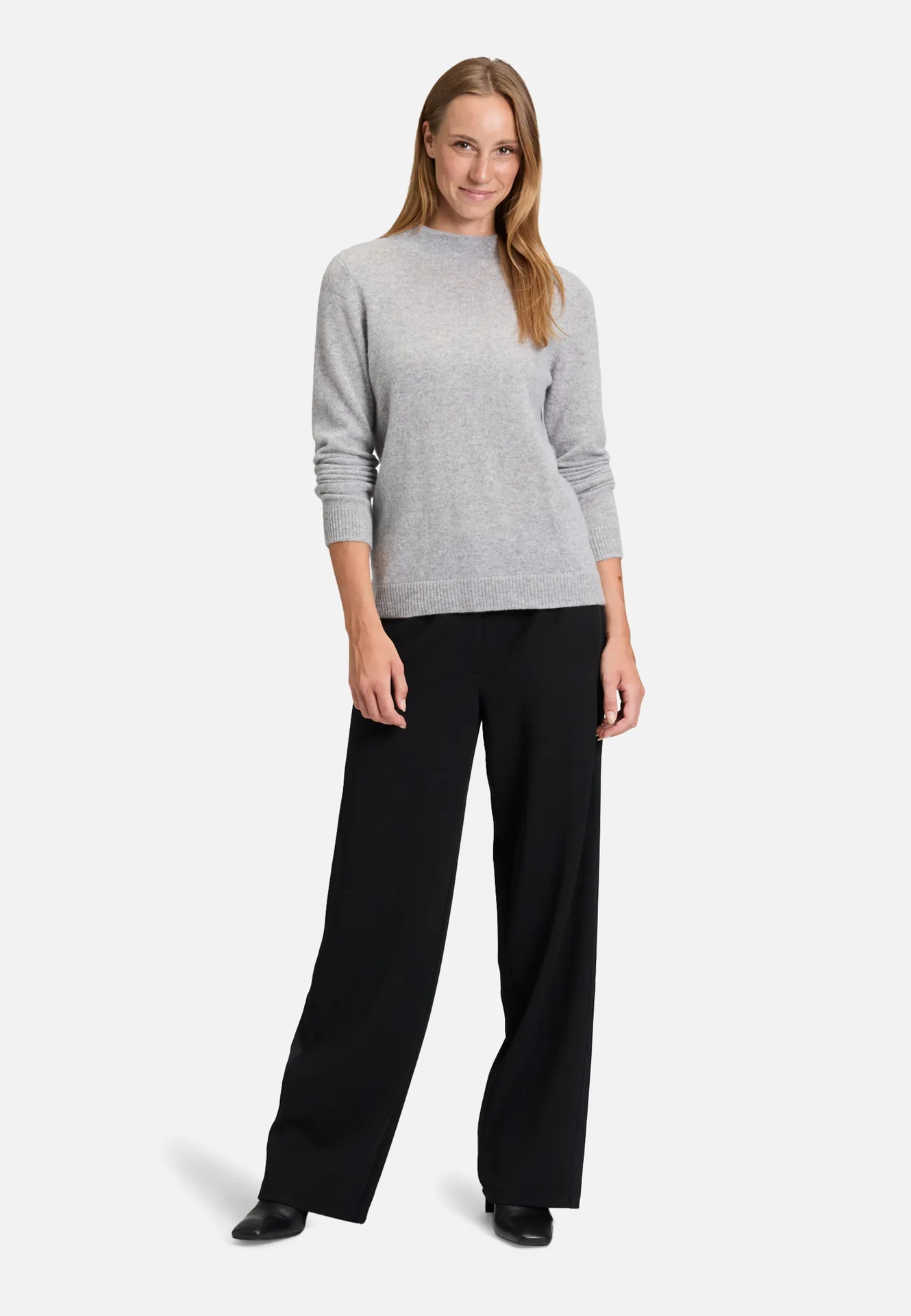 Kaschmir-Pullover mit Stehkragen – Bild 2