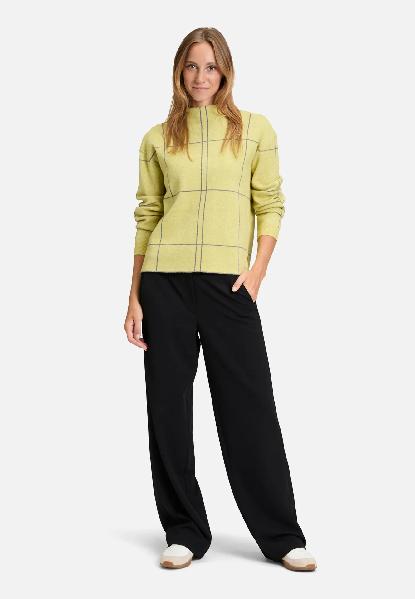 Strickpullover kariert – Bild 2