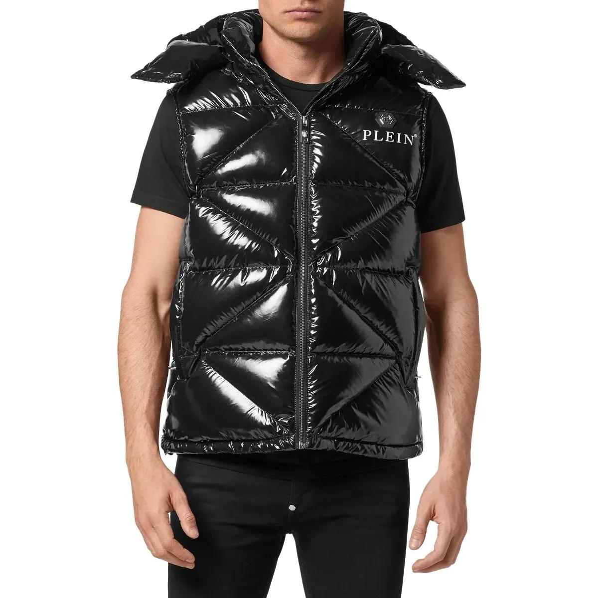 Philipp Plein - Jacke Hexagon - Größe 5XL - schwarz – Bild 4