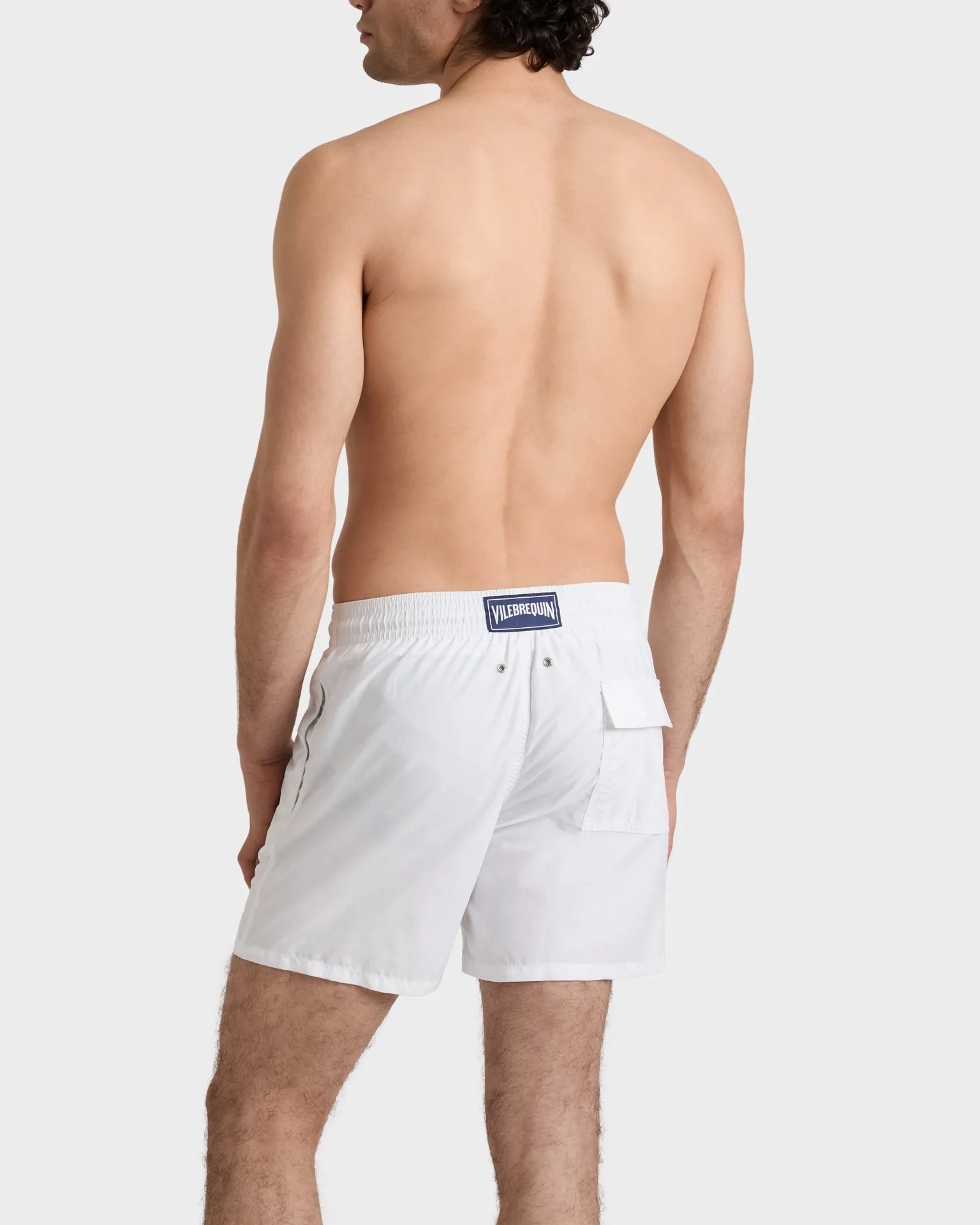 Vilebrequin - Solid Badeshorts Für Herren - Bademode - Moorea - Weiss - Größe S – Bild 4