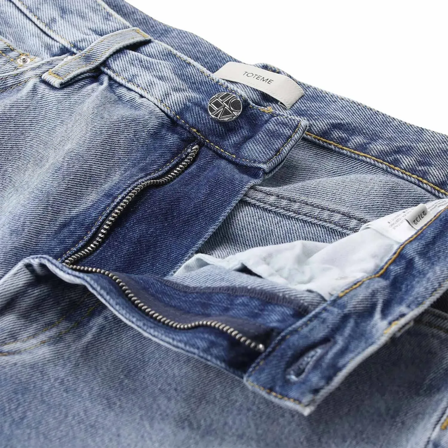 TOTEME - Straight Jeans aus Baumwolle - Größe 30/32 - blau – Bild 2