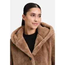 Plüschjacke mit Kapuze Plüschjacke mit Kapuze