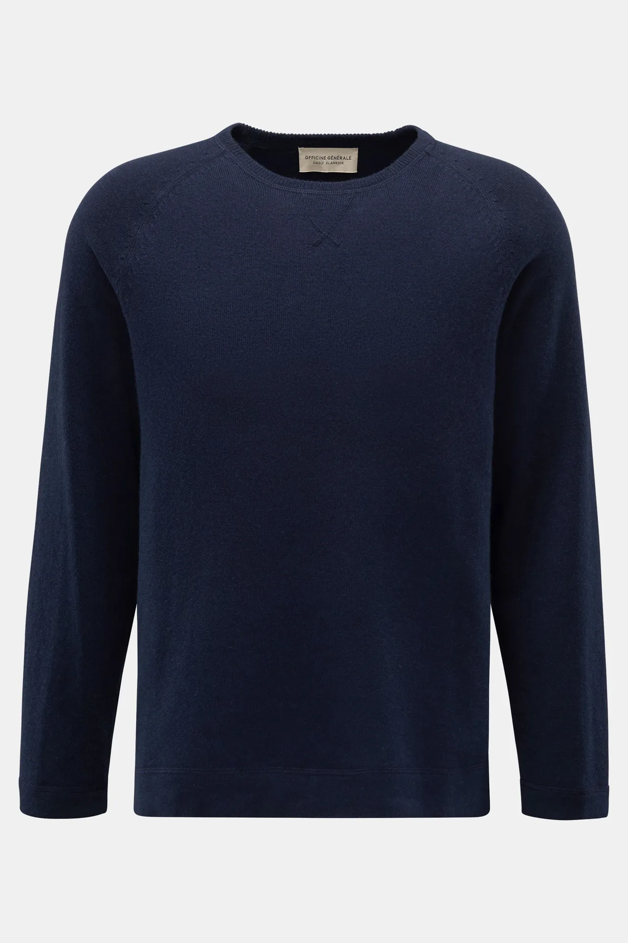Officine Générale - Herren - Cashmere Rundhalspullover %27Nate%27 navy Officine Générale - Herren - Cashmere Rundhalspullover %27Nate%27 navy