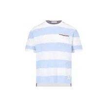 Thom Browne - "Striped T-Shirt" – Blue - Größe 00 - blau Thom Browne - "Striped T-Shirt" – Blue - Größe 00 - blau