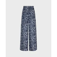 Vilebrequin - Waves Seidenhose Mit Weitem Bein Für Damen - Hose - Line - Blau - Größe L Vilebrequin - Waves Seidenhose Mit Weitem Bein Für Damen - Hose - Line - Blau - Größe L