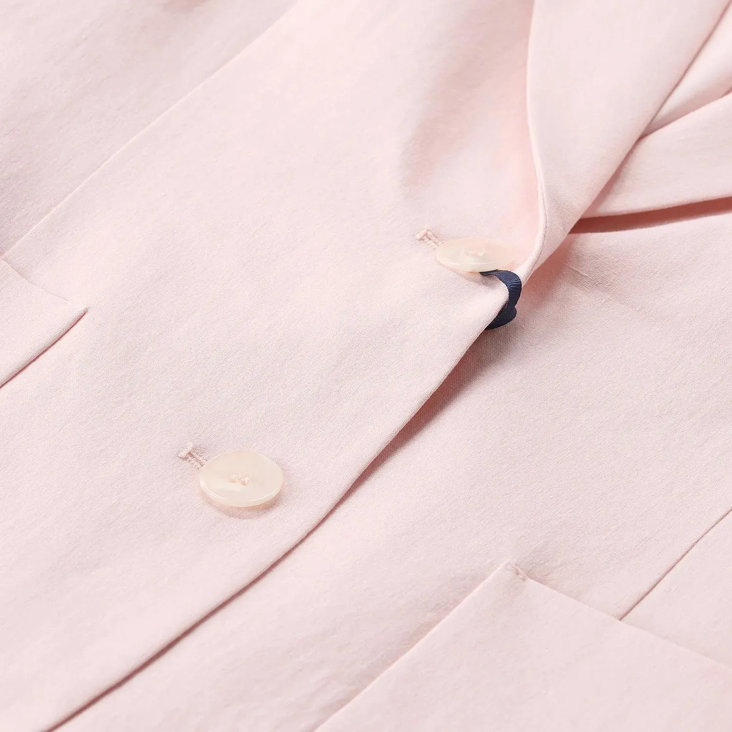 Seductive - Blazer Carette aus Leinenmix - Größe 36 - rosa – Bild 2