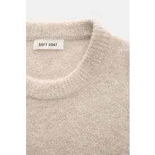 Soft Goat - Herren - Rundhalspullover sand