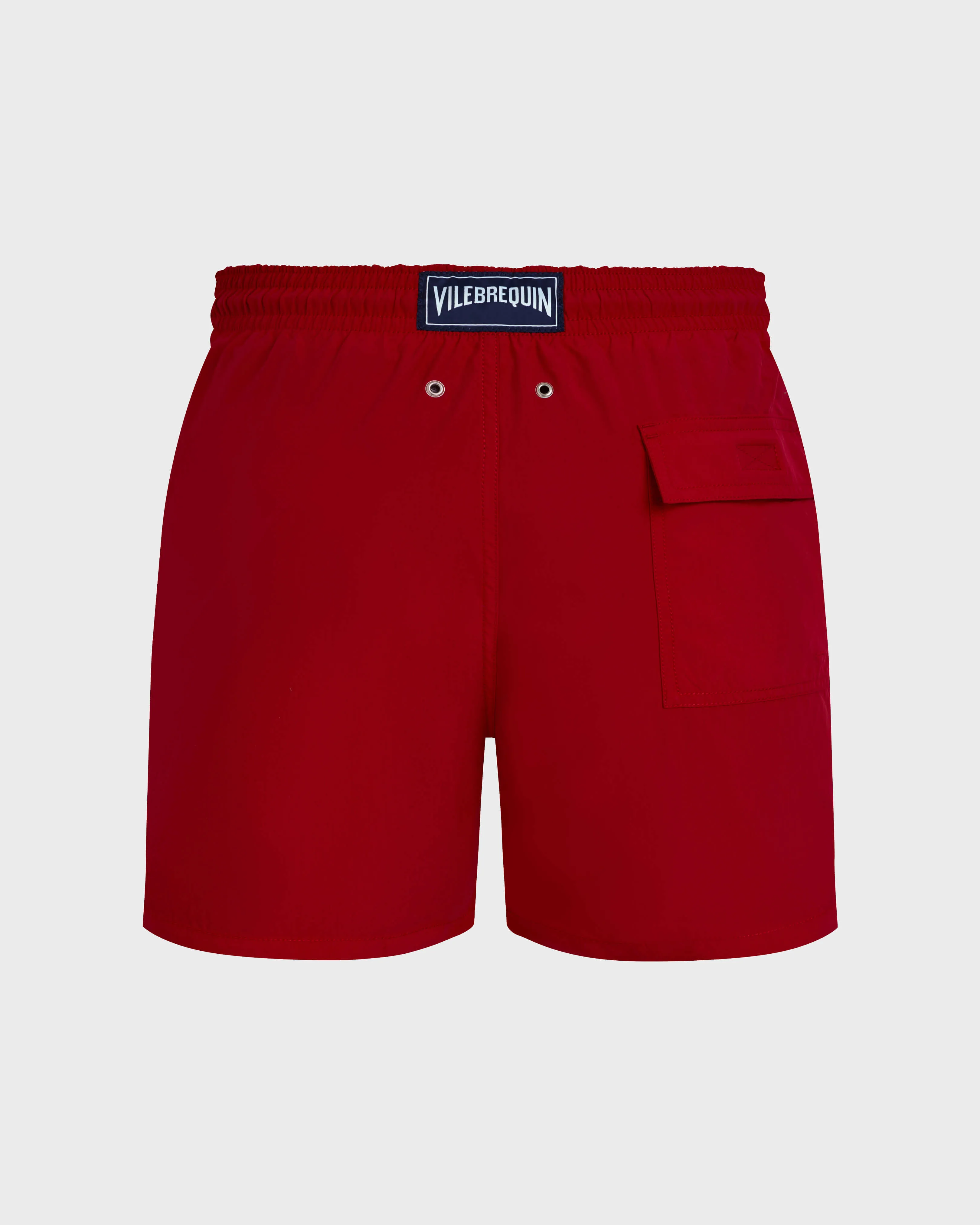 Vilebrequin - Mit Wasser Reagierende Ronde Des Tortues Badeshorts Für Herren - Bademode - Moorea - Rot - Größe XXXL – Bild 2