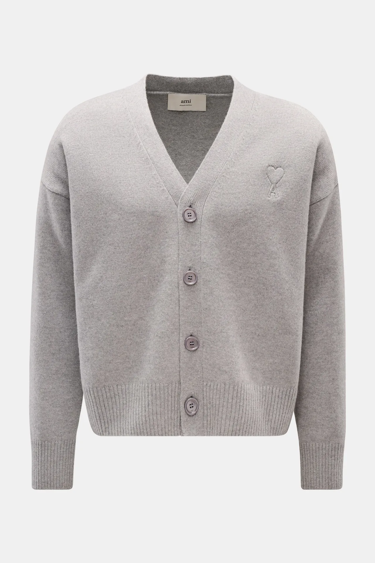 Ami Paris - Herren - Cardigan grau Ami Paris - Herren - Cardigan grau
