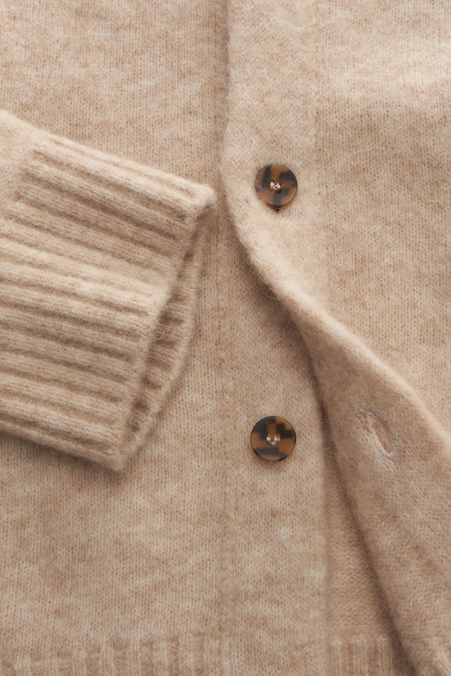 Laneus - Herren - Cardigan beige meliert – Bild 3