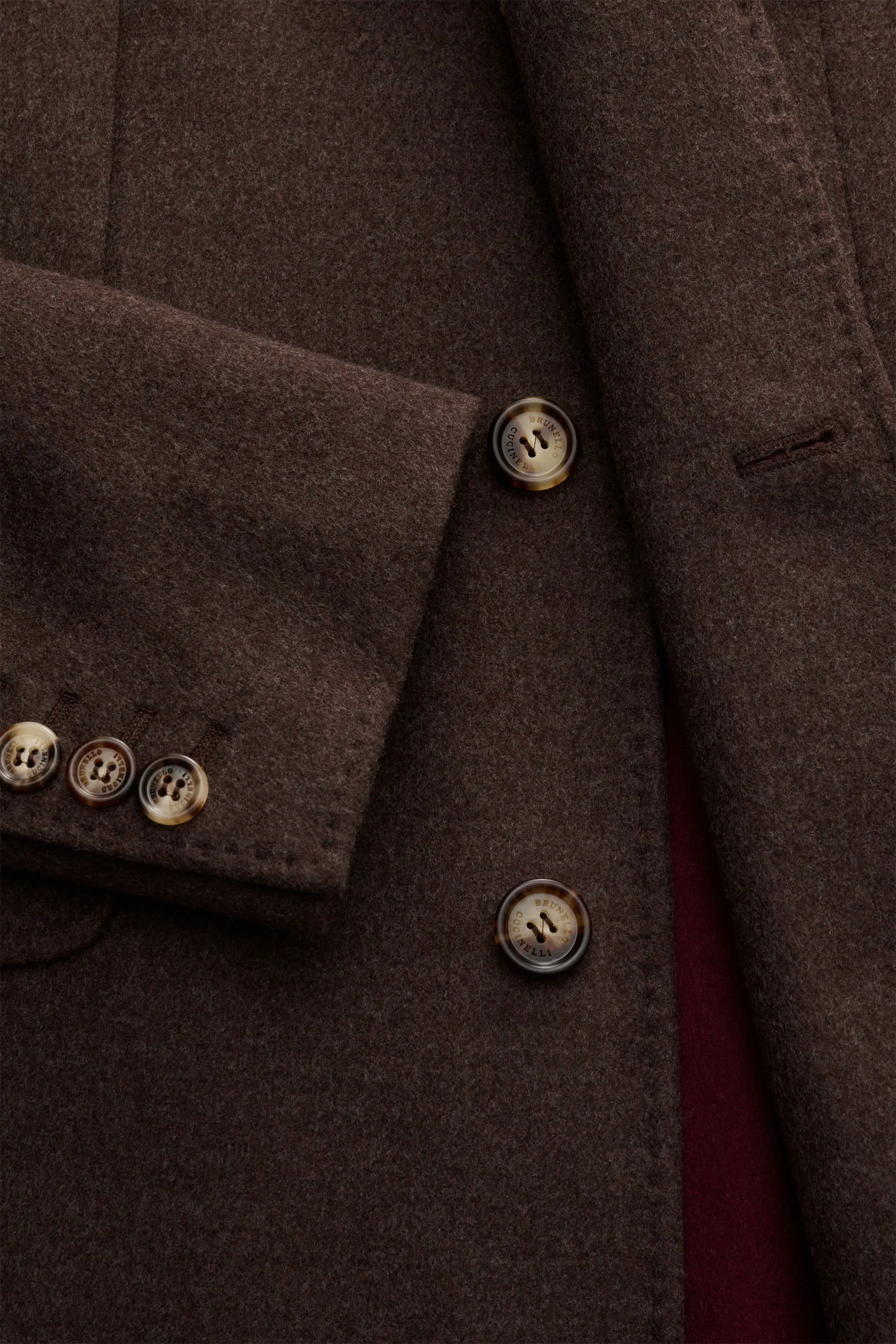 Brunello Cucinelli - Herren - Mantel braun – Bild 4